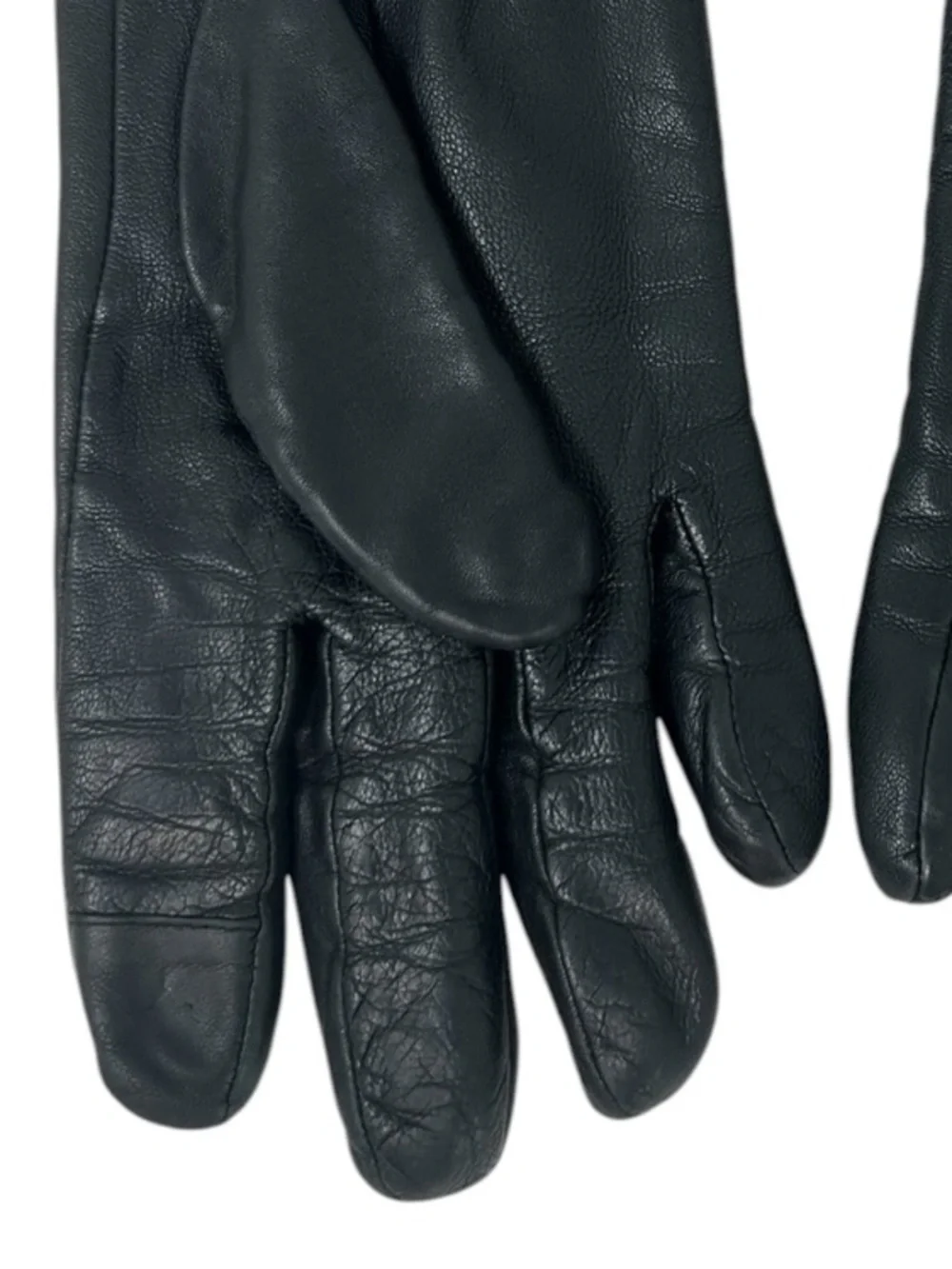 Michael Kors black leather gloves